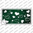 Green White Love Oil Rubbed Novelty Sticker Decal