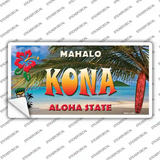Kona Hawaii State Novelty Sticker Decal