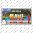 Maui Hawaii State Novelty Sticker Decal