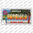 Honolulu Hawaii State Novelty Sticker Decal
