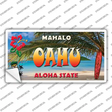 Oahu Hawaii State Novelty Sticker Decal