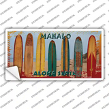 Aloha State Hawaii Blank State Novelty Sticker Decal