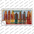 Honolulu Surfboards Hawaii State Novelty Sticker Decal