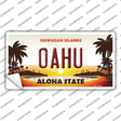 Oahu Hawaiian Islands Novelty Sticker Decal
