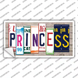 Princess Art Wood Novelty Sticker Decal