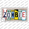Zombie Art Wood Novelty Sticker Decal