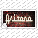 Arizona Neon Brick Novelty Sticker Decal