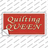 Quilting Queen Novelty Sticker Decal
