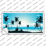 Sunset Blue Novelty Sticker Decal