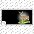 Deer Offset Novelty Sticker Decal