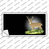 Deer Offset Novelty Sticker Decal