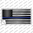 American Flag Thin Blue Line Flag Novelty Sticker Decal