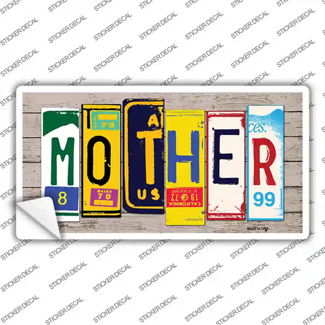 Mother Wood Art Novelty Sticker Decal