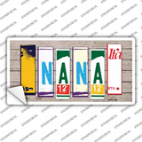 Nana Wood Art Novelty Sticker Decal