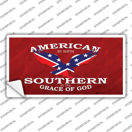 American By Birth Novelty Sticker Decal