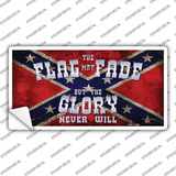 Flag May Fade Novelty Sticker Decal