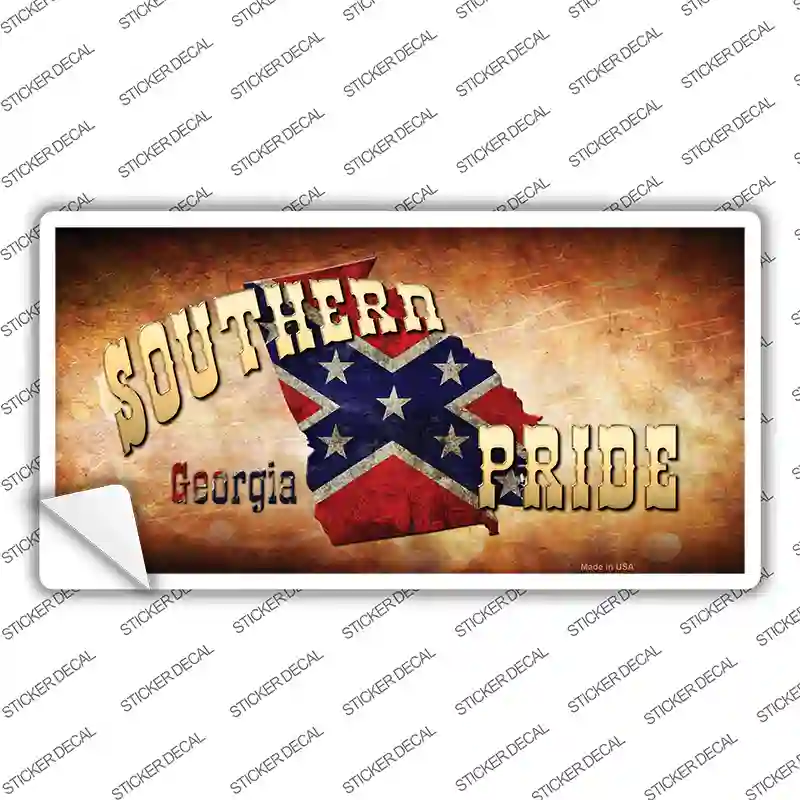 Southern Pride Georgia Novelty Sticker Decal