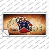 Southern Pride Georgia Novelty Sticker Decal