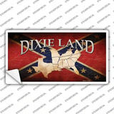Dixie Land Novelty Sticker Decal