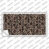 Leopard Novelty Sticker Decal