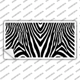Zebra Novelty Sticker Decal