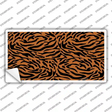 Tiger Print Novelty Sticker Decal