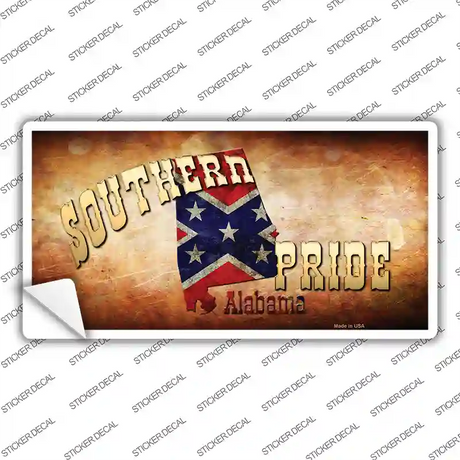 Southern Pride Alabama Novelty Sticker Decal