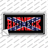 Redneck Confederate Flag Novelty Sticker Decal