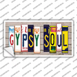 Gypsy Soul Wood Art Novelty Sticker Decal