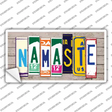 Namaste Wood Art Novelty Sticker Decal
