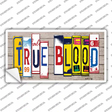 True Blood Wood Art Novelty Sticker Decal