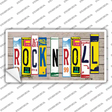 Rock N Roll Wood Art Novelty Sticker Decal