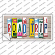 Road Trip Wood Art Novelty Sticker Decal