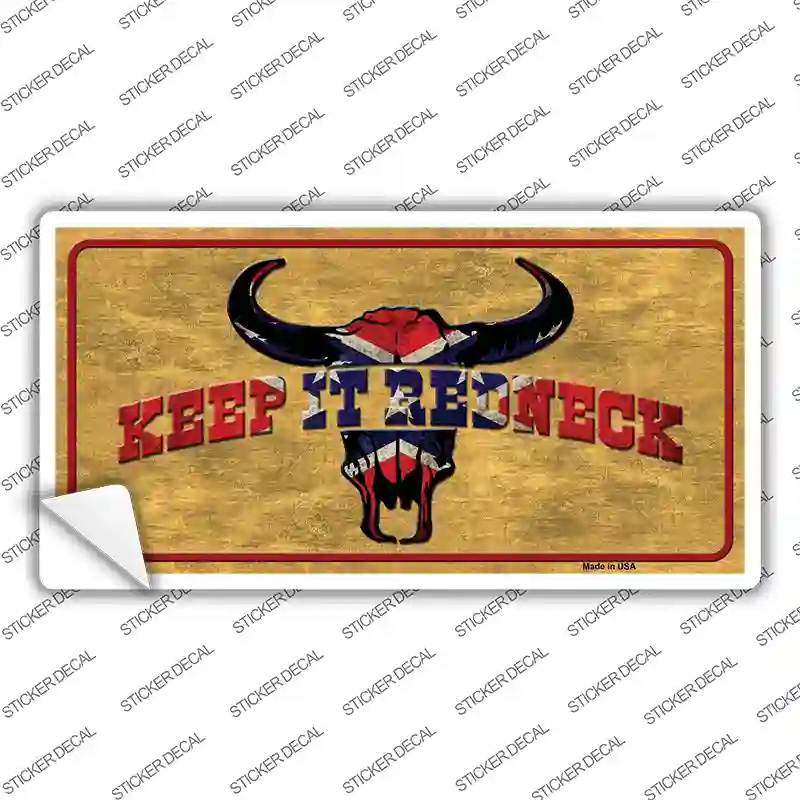 Keep It Redneck Novelty Sticker Decal