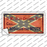 Leave The South Novelty Sticker Decal