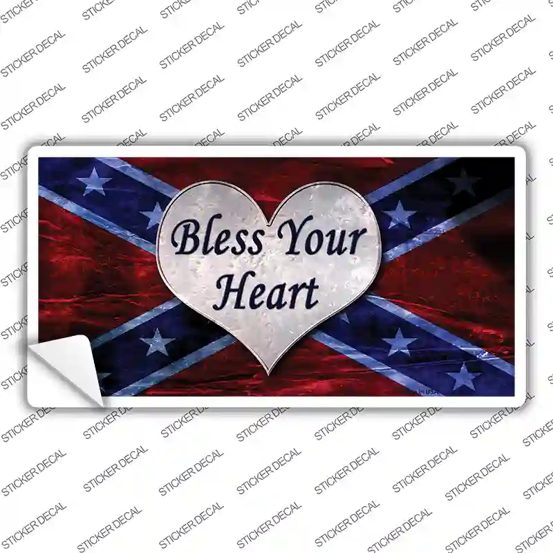 Bless Your Heart Novelty Sticker Decal
