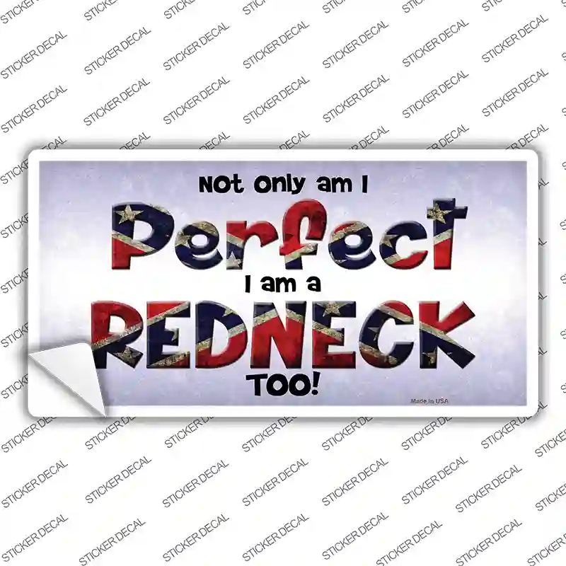Perfect Redneck Novelty Sticker Decal