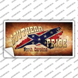 Southern Pride North Carolina Novelty Sticker Decal