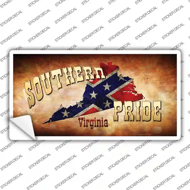 Southern Pride Virginia Novelty Sticker Decal