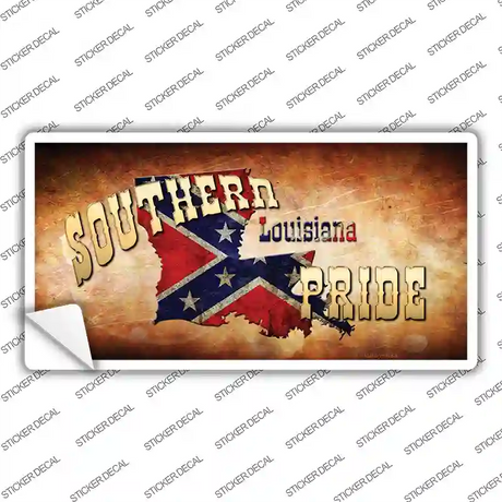 Southern Pride Louisiana Novelty Sticker Decal