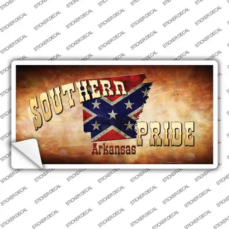 Southern Pride Arkansas Novelty Sticker Decal