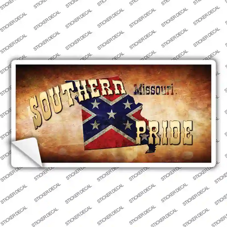 Southern Pride Missouri Novelty Sticker Decal