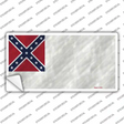 Second Confederate Flag Novelty Sticker Decal