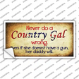 Country Gal Wrong Novelty Sticker Decal