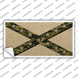 Confederate Stripes Camo Novelty Sticker Decal