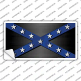 Confederate Stripes Blue Novelty Sticker Decal