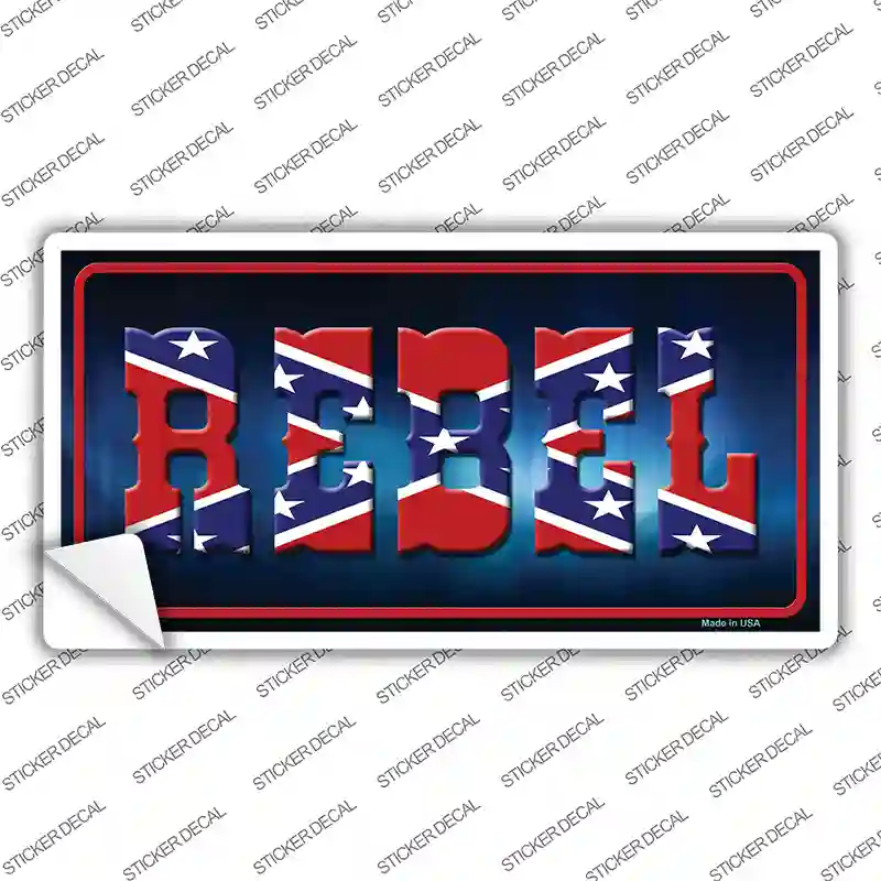Rebel Novelty Sticker Decal