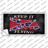 Confederate Keep It Flying Novelty Sticker Decal
