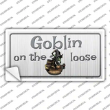 Goblin On The Loose Novelty Sticker Decal