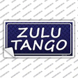 Zulu Tango Novelty Sticker Decal